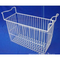 small store supermarket chest freezer basket